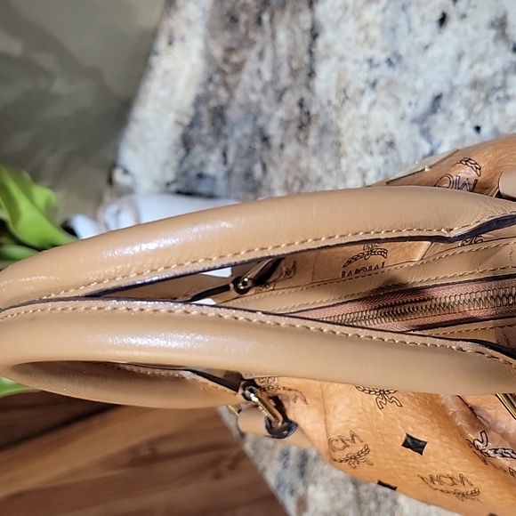 MCM EUC Visetos Buckle Dome Bag - Picture 7 of 13